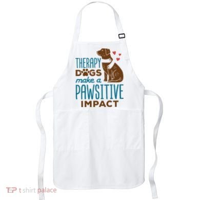 Cute Therapy Dogs Make A Pawsitive Impact Therapy Dog Team Apron