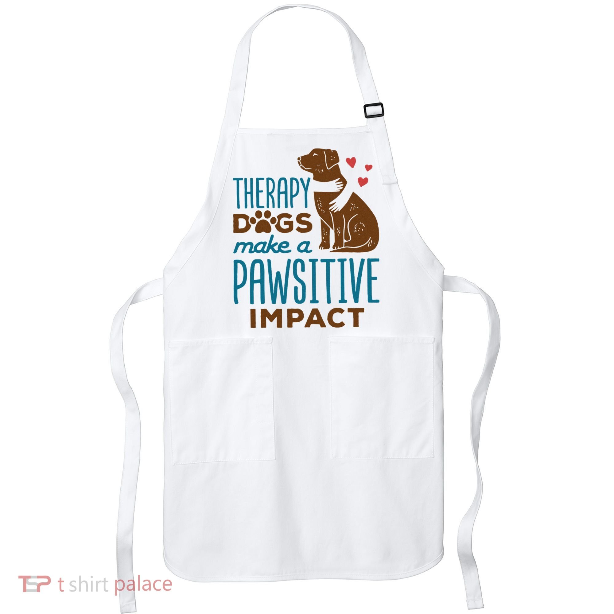 Cute Therapy Dogs Make A Pawsitive Impact Therapy Dog Team Apron
