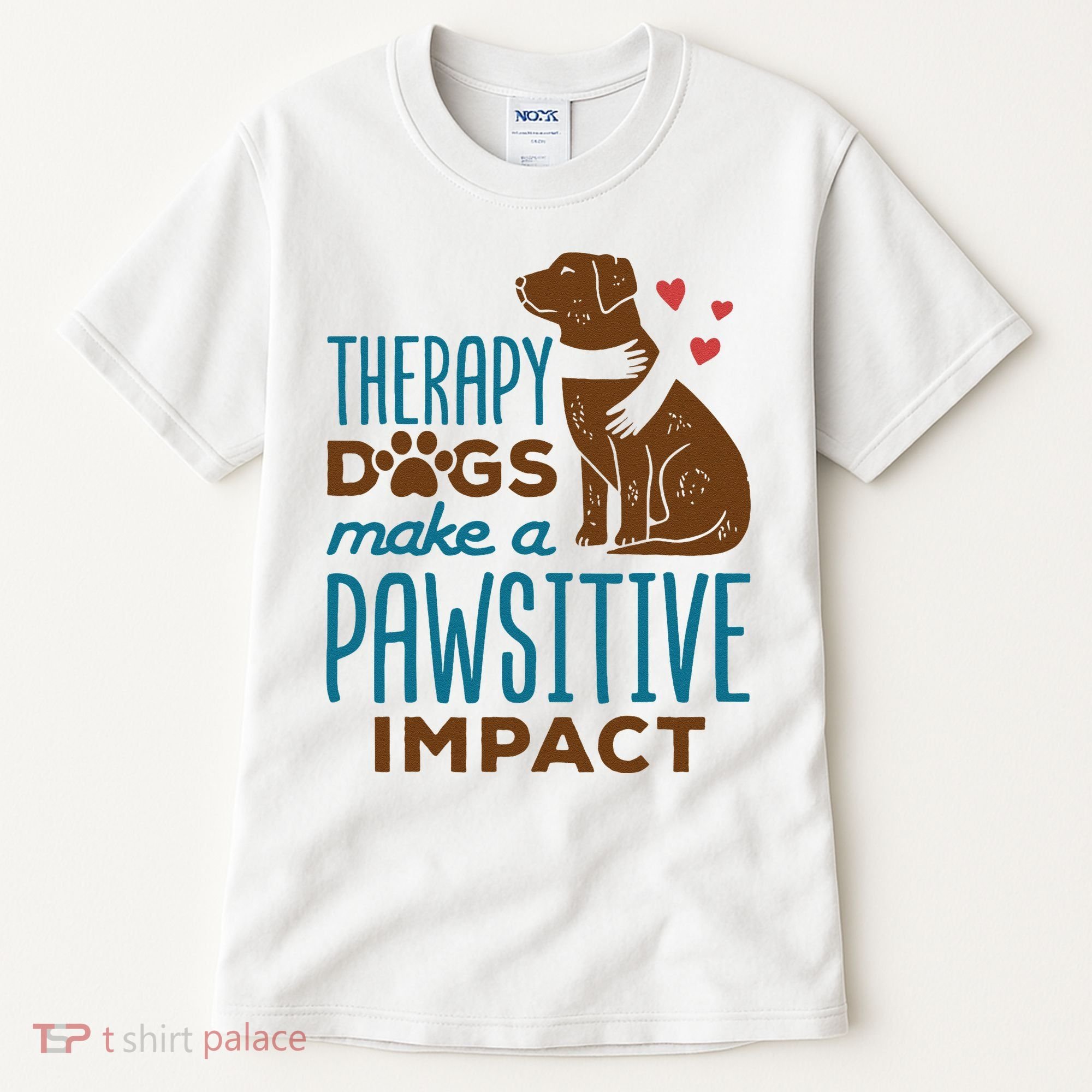 Cute Therapy Dogs Make A Pawsitive Impact Therapy Dog Team Tall T-Shirt