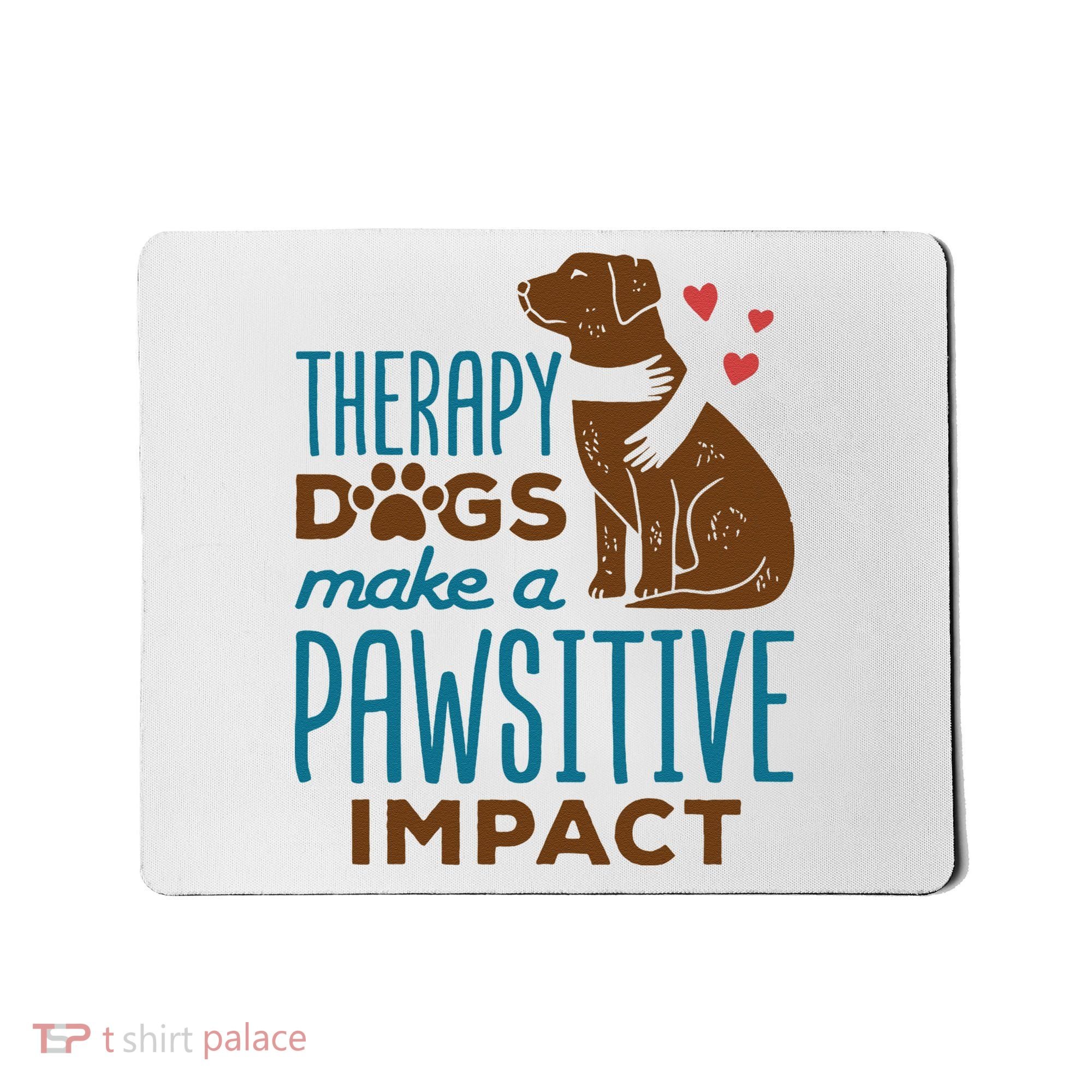 Cute Therapy Dogs Make A Pawsitive Impact Therapy Dog Team Mousepad