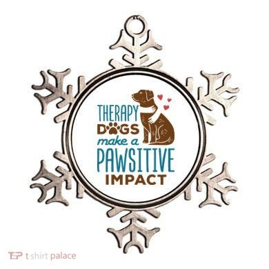 Cute Therapy Dogs Make A Pawsitive Impact Therapy Dog Team Ornament
