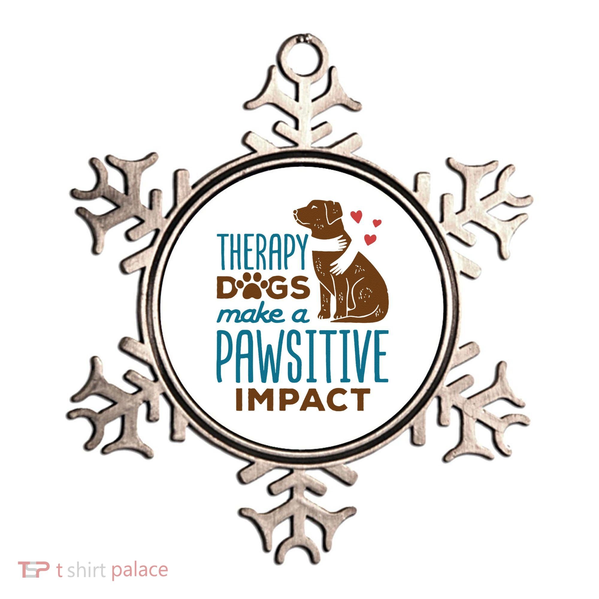 Cute Therapy Dogs Make A Pawsitive Impact Therapy Dog Team Ornament