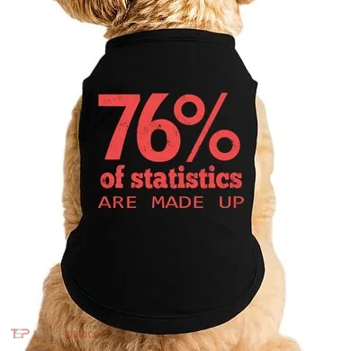 Cool Teksture Design 76% Statistics Patern Doggie Tank
