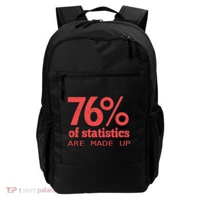 Cool Teksture Design 76% Statistics Patern Backpack