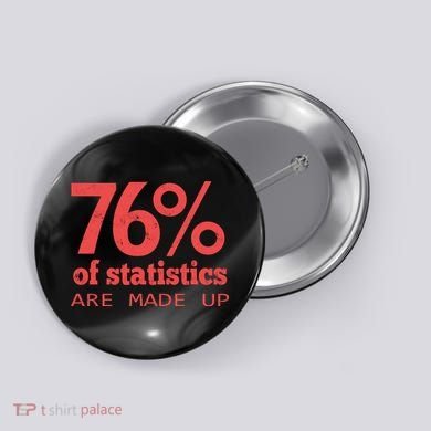 Cool Teksture Design 76% Statistics Patern Button