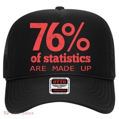 Cool Teksture Design 76% Statistics Patern Hat