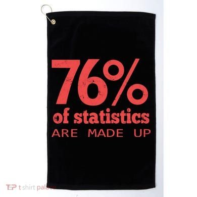 Cool Teksture Design 76% Statistics Patern Golf Towel