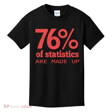 Cool Teksture Design 76% Statistics Patern Kids T-Shirt