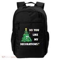 Christmas Tree Do You Like My Decorations Xmas Lights Backpack thumb 0