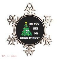 Christmas Tree Do You Like My Decorations Xmas Lights Ornament thumb 0