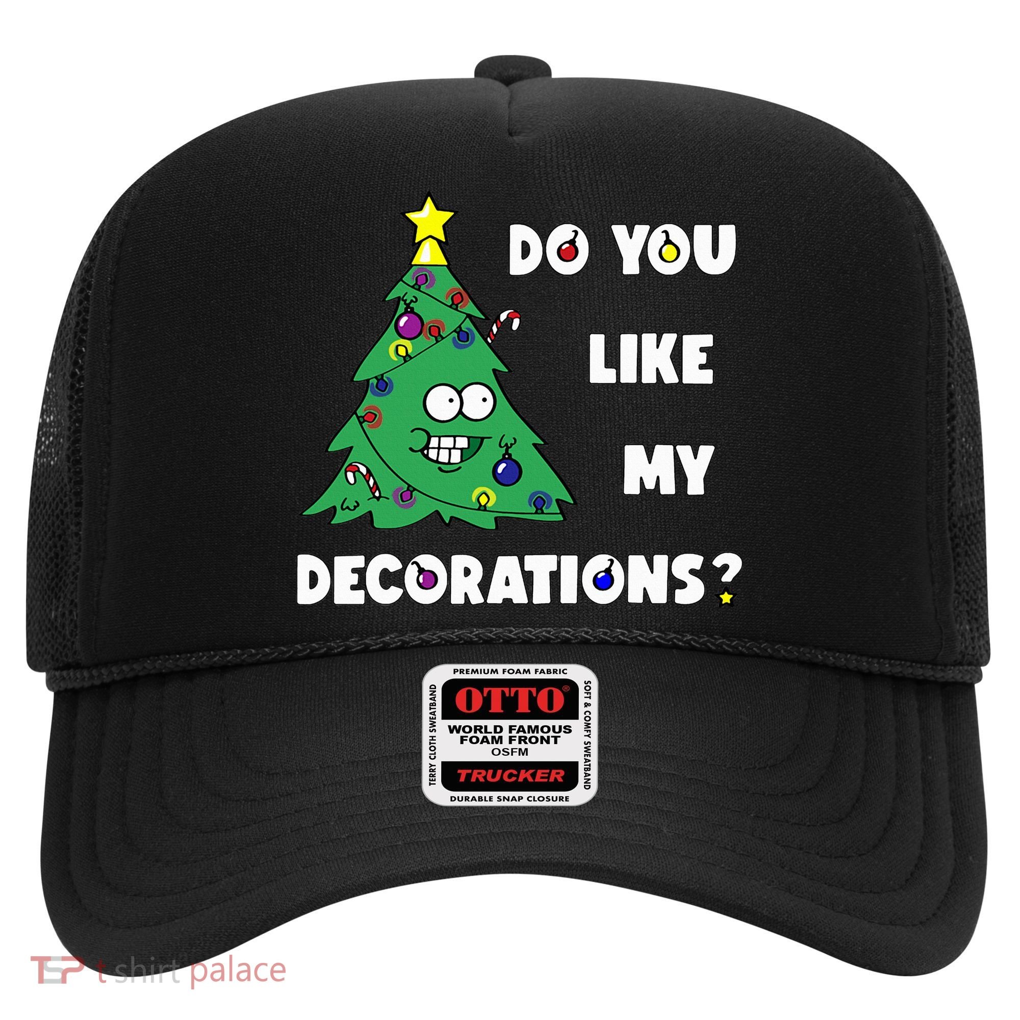 Christmas Tree Do You Like My Decorations Xmas Lights Hat
