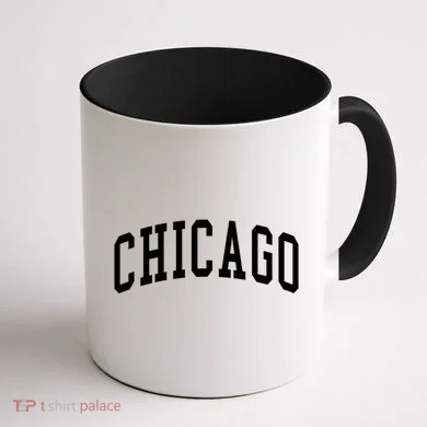 Chicago Throwback Design Classic Funny Gift Coffee Mug back
