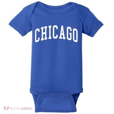 Chicago Throwback Design Classic Funny Gift Baby Bodysuit