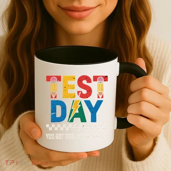 Crush Test Day You Got This Bruh No Cap Coffee Mug