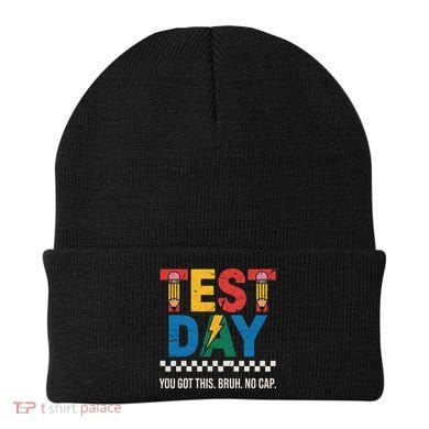 Crush Test Day You Got This Bruh No Cap Beanie