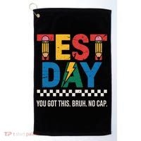 Crush Test Day You Got This Bruh No Cap Golf Towel thumb 0