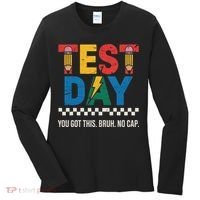 Crush Test Day You Got This Bruh No Cap Women's Long Sleeve Shirt thumb 0