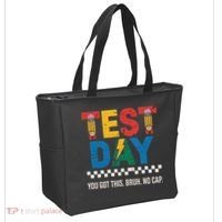 Crush Test Day You Got This Bruh No Cap Tote Bag thumb 2
