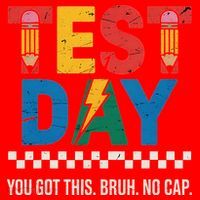 Crush Test Day You Got This Bruh No Cap Santa Hat thumb 1