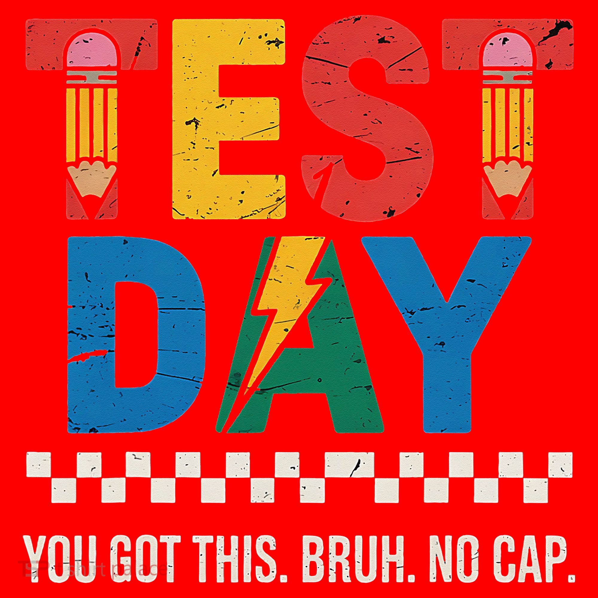 Crush Test Day You Got This Bruh No Cap Santa Hat