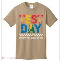 Crush Test Day You Got This Bruh No Cap Kids T-Shirt thumb 0