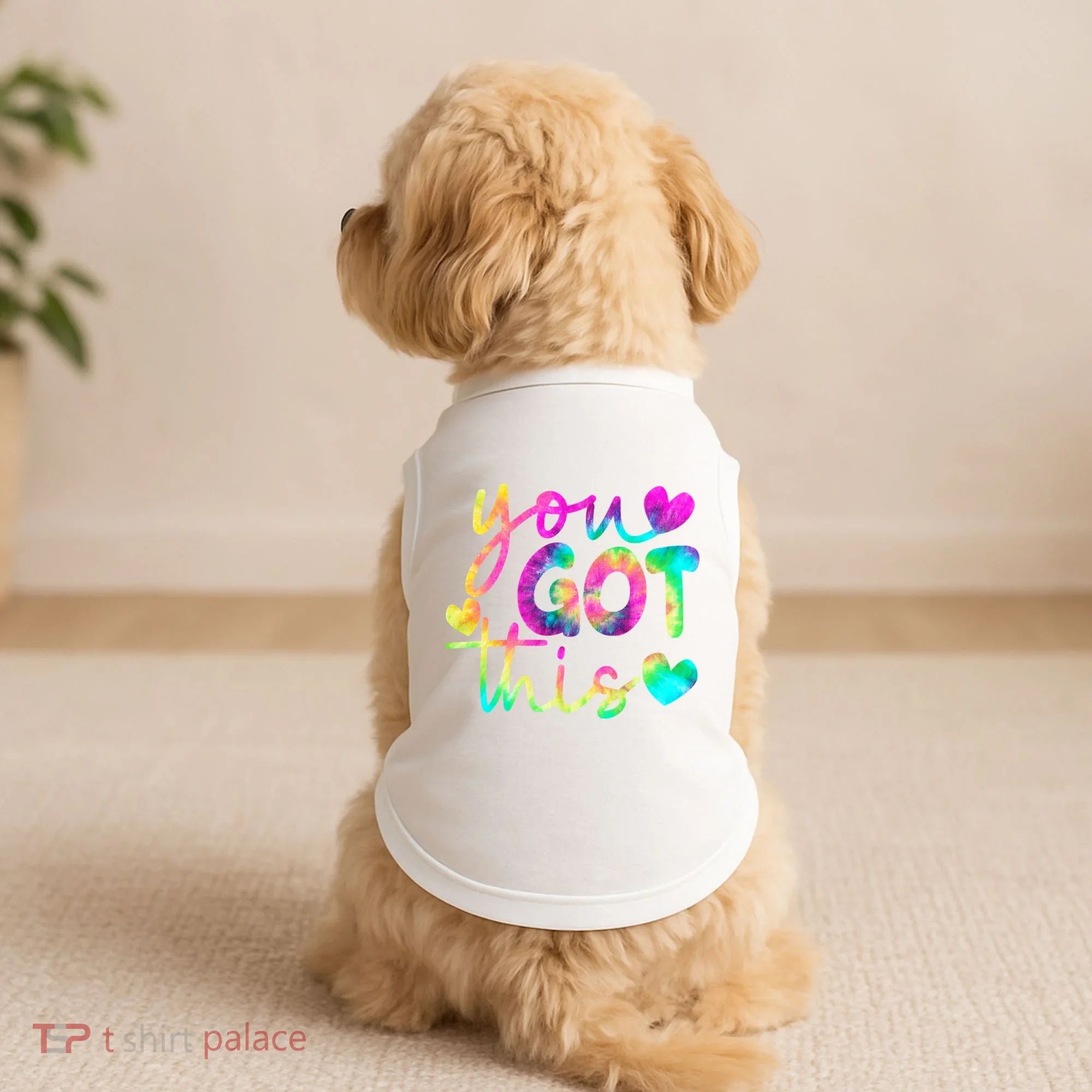 Cute Tie Dye You Got This Doggie Tank