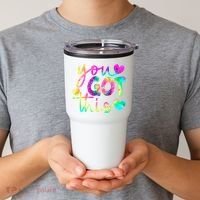 Cute Tie Dye You Got This Tumbler thumb 2