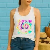 Cute Tie Dye You Got This Women's Tank Top thumb 2
