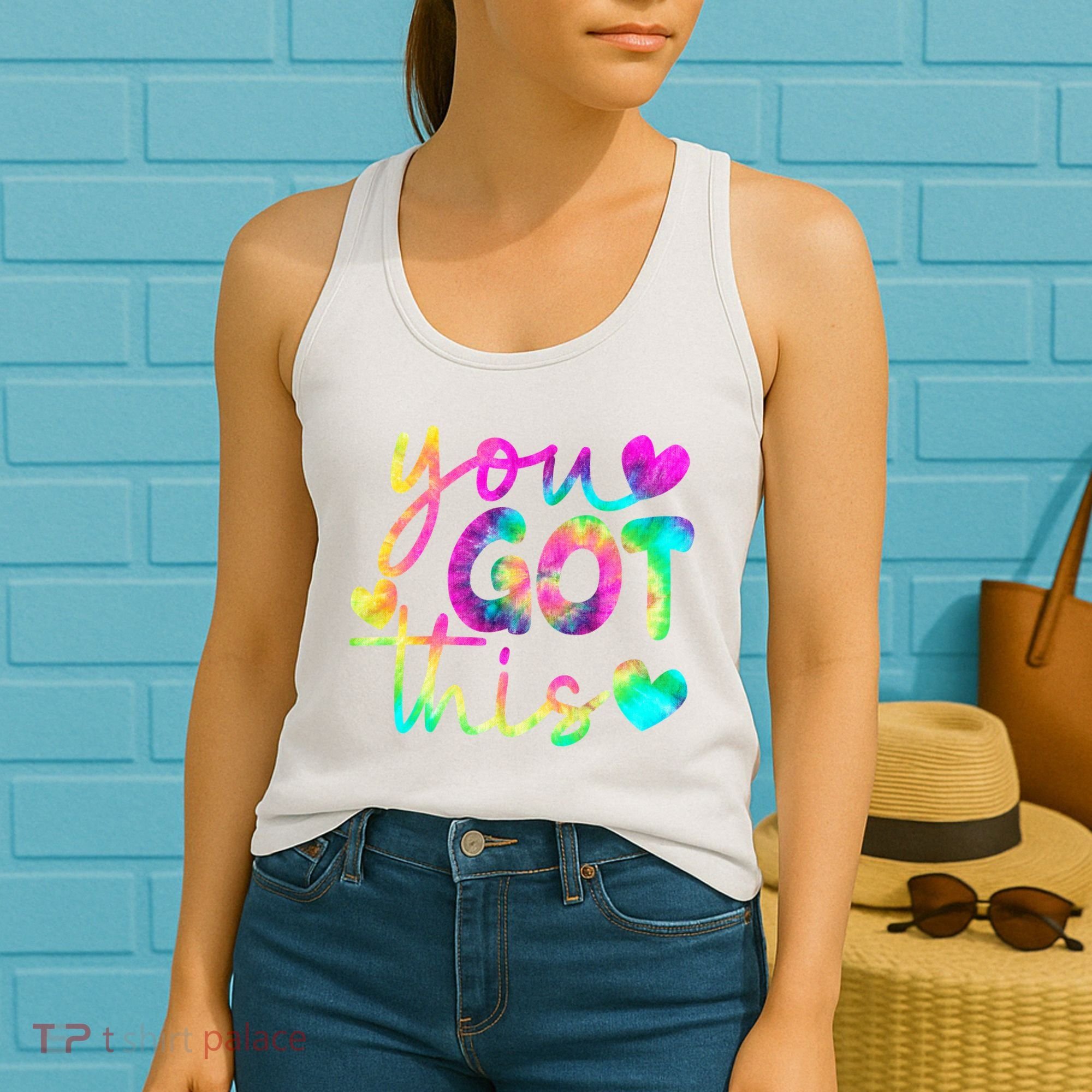 Cute Tie Dye You Got This Women's Tank Top