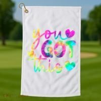 Cute Tie Dye You Got This Golf Towel thumb 1