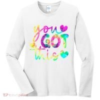 Cute Tie Dye You Got This Women's Long Sleeve Shirt thumb 0