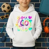 Cute Tie Dye You Got This Kids Hoodie thumb 2