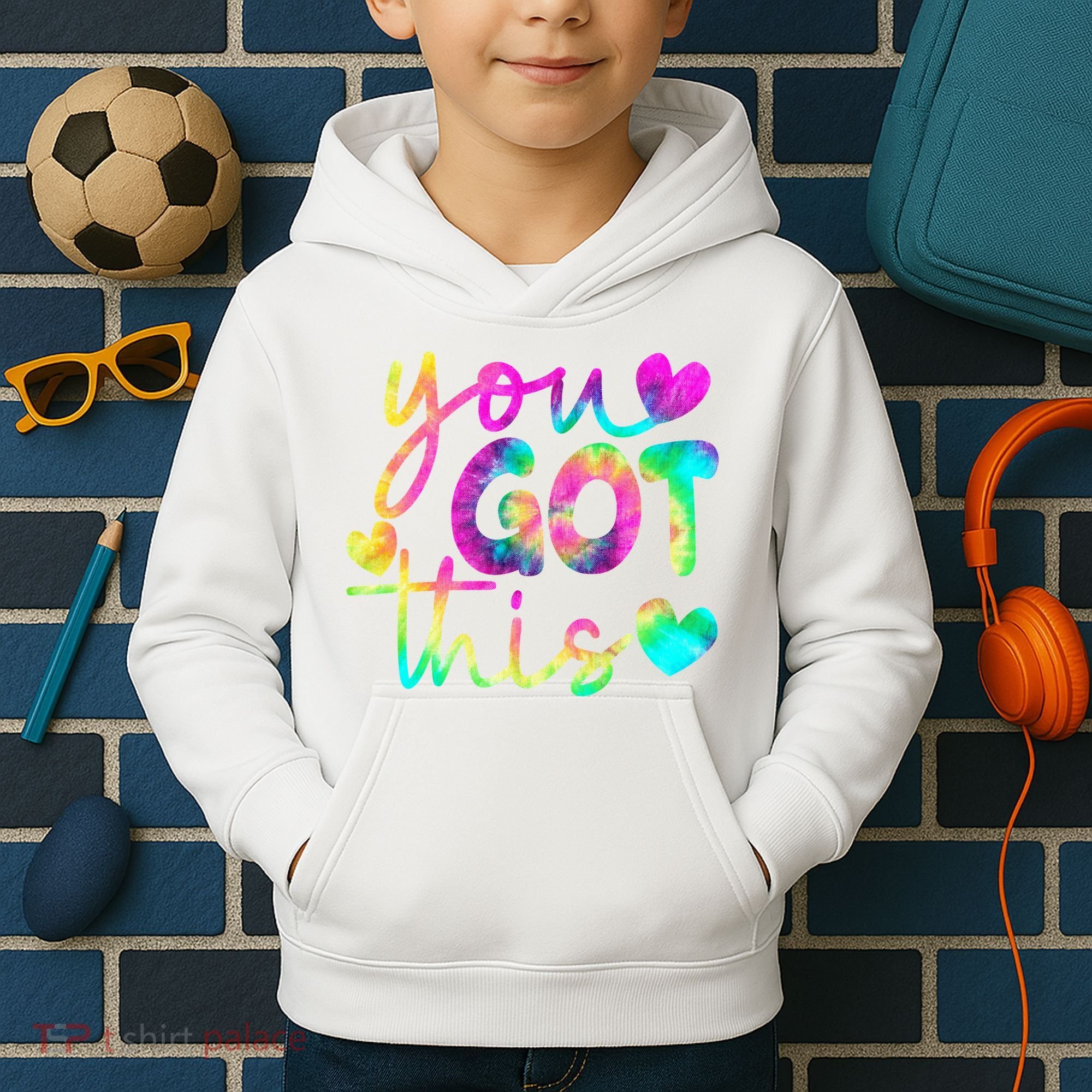 Cute Tie Dye You Got This Kids Hoodie