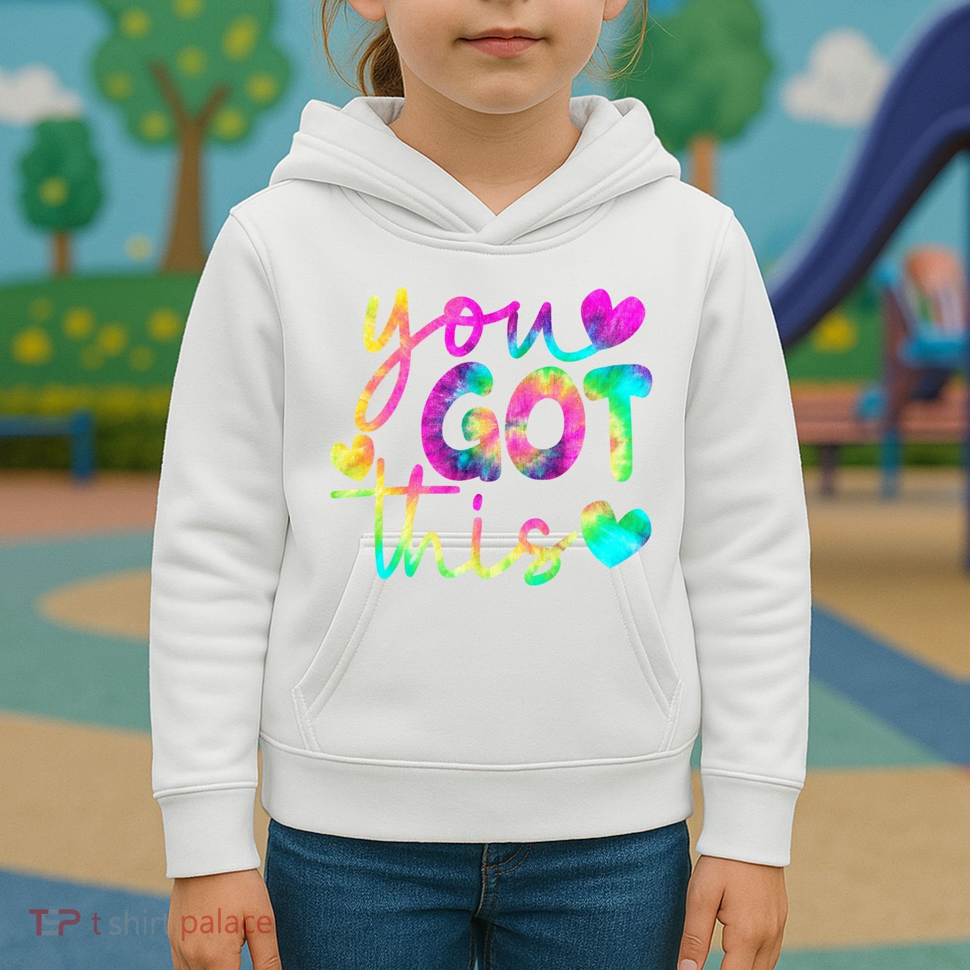 Cute Tie Dye You Got This Kids Hoodie