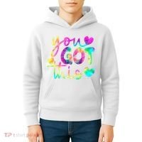 Cute Tie Dye You Got This Kids Hoodie thumb 4