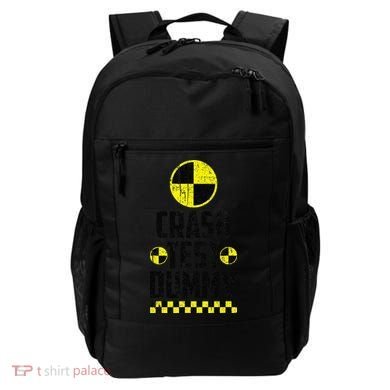 Crash Test Dummy Last Minute Costume Funny Halloween Backpack