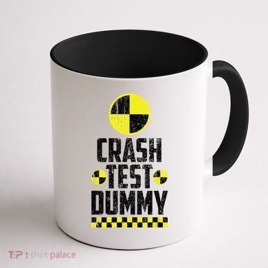 Crash Test Dummy Last Minute Costume Funny Halloween Coffee Mug back
