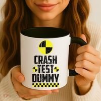 Crash Test Dummy Last Minute Costume Funny Halloween Coffee Mug thumb 3