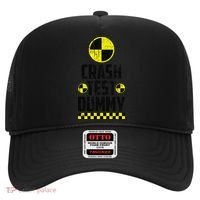 Crash Test Dummy Last Minute Costume Funny Halloween Hat thumb 0