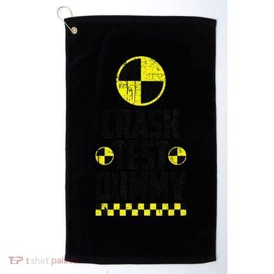 Crash Test Dummy Last Minute Costume Funny Halloween Golf Towel