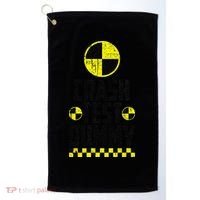 Crash Test Dummy Last Minute Costume Funny Halloween Golf Towel thumb 0