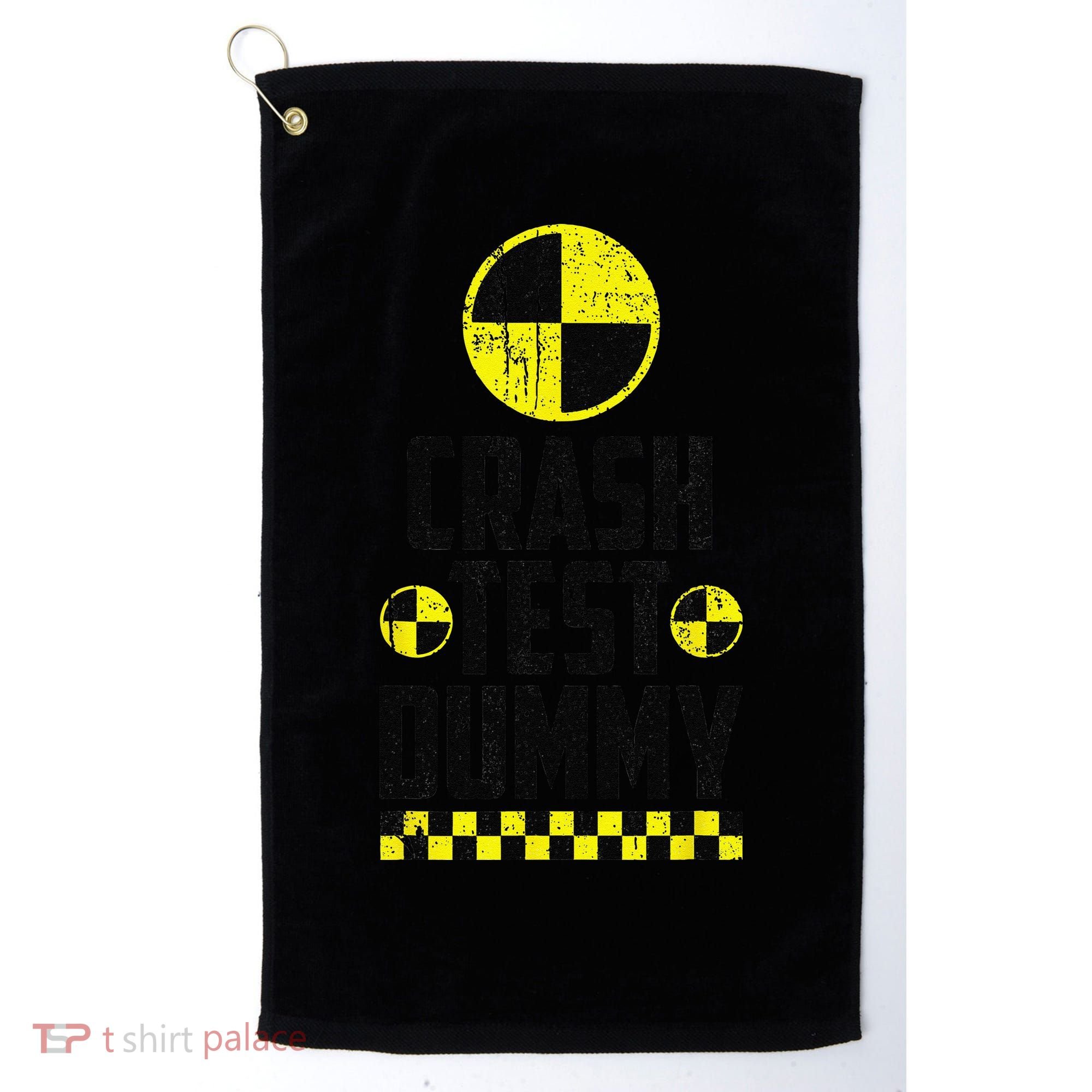 Crash Test Dummy Last Minute Costume Funny Halloween Golf Towel