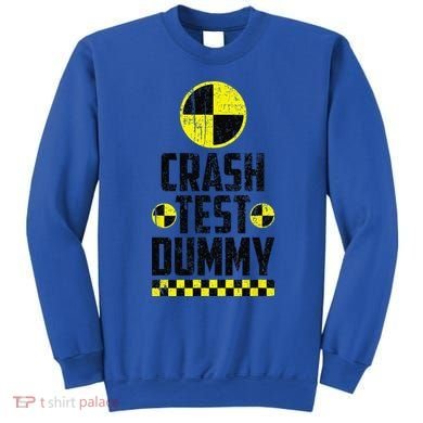 Crash Test Dummy Last Minute Costume Funny Halloween Sweatshirt