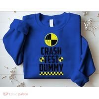 Crash Test Dummy Last Minute Costume Funny Halloween Sweatshirt thumb 2