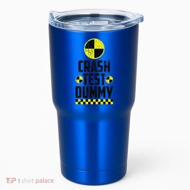 Crash Test Dummy Last Minute Costume Funny Halloween Tumbler