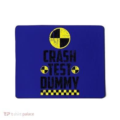 Crash Test Dummy Last Minute Costume Funny Halloween Mousepad