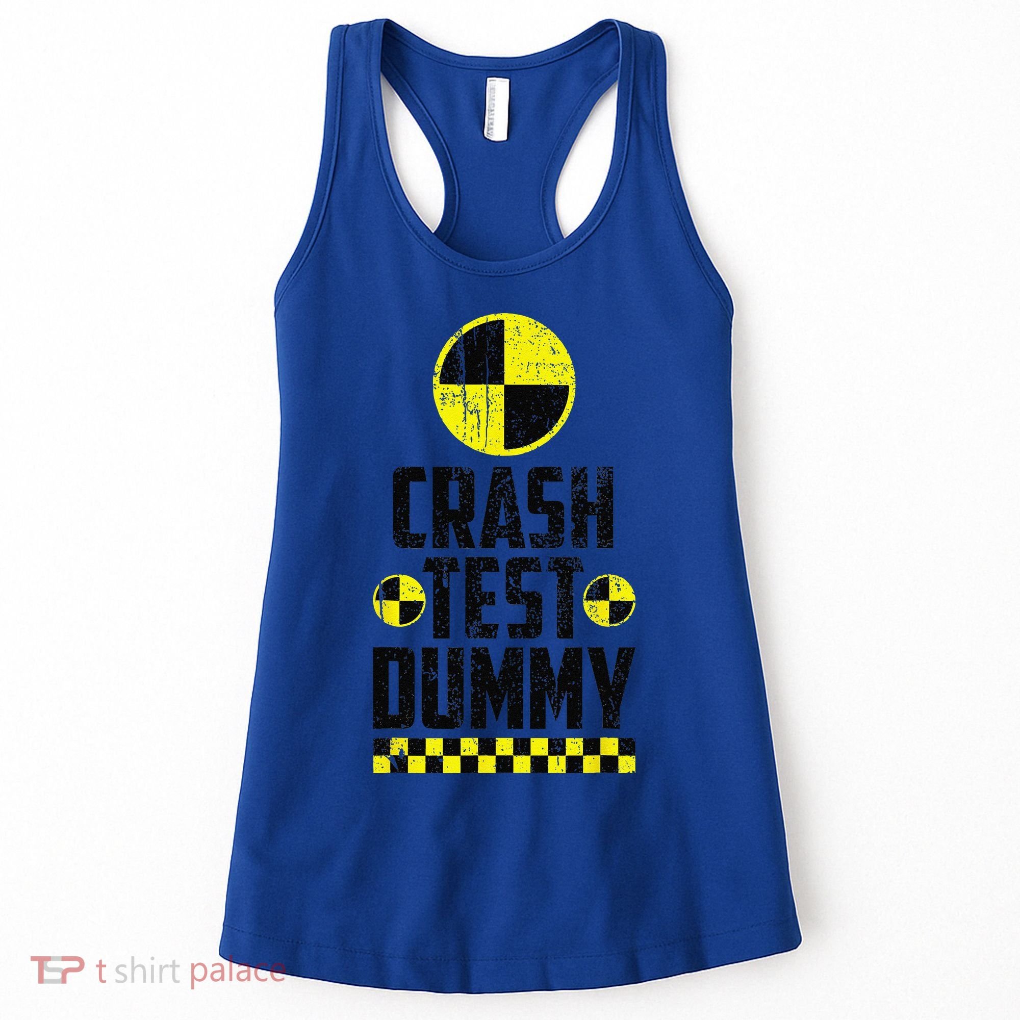 Crash Test Dummy Last Minute Costume Funny Halloween Women's Tank Top