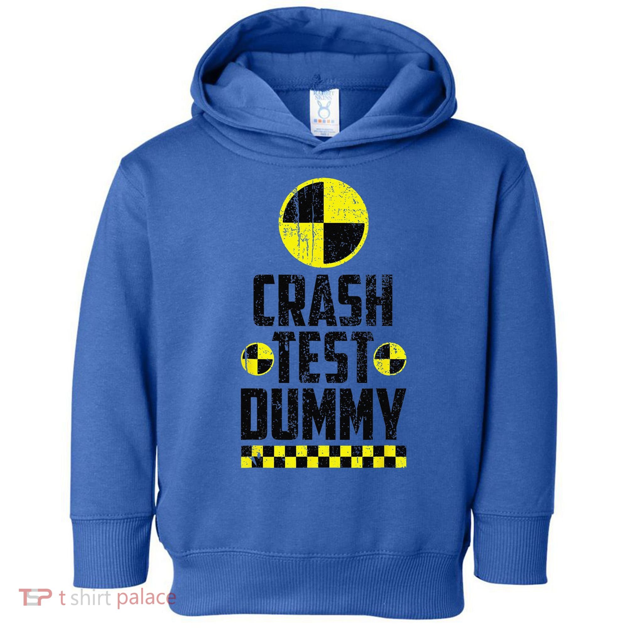 Crash Test Dummy Last Minute Costume Funny Halloween Toddler Hoodie