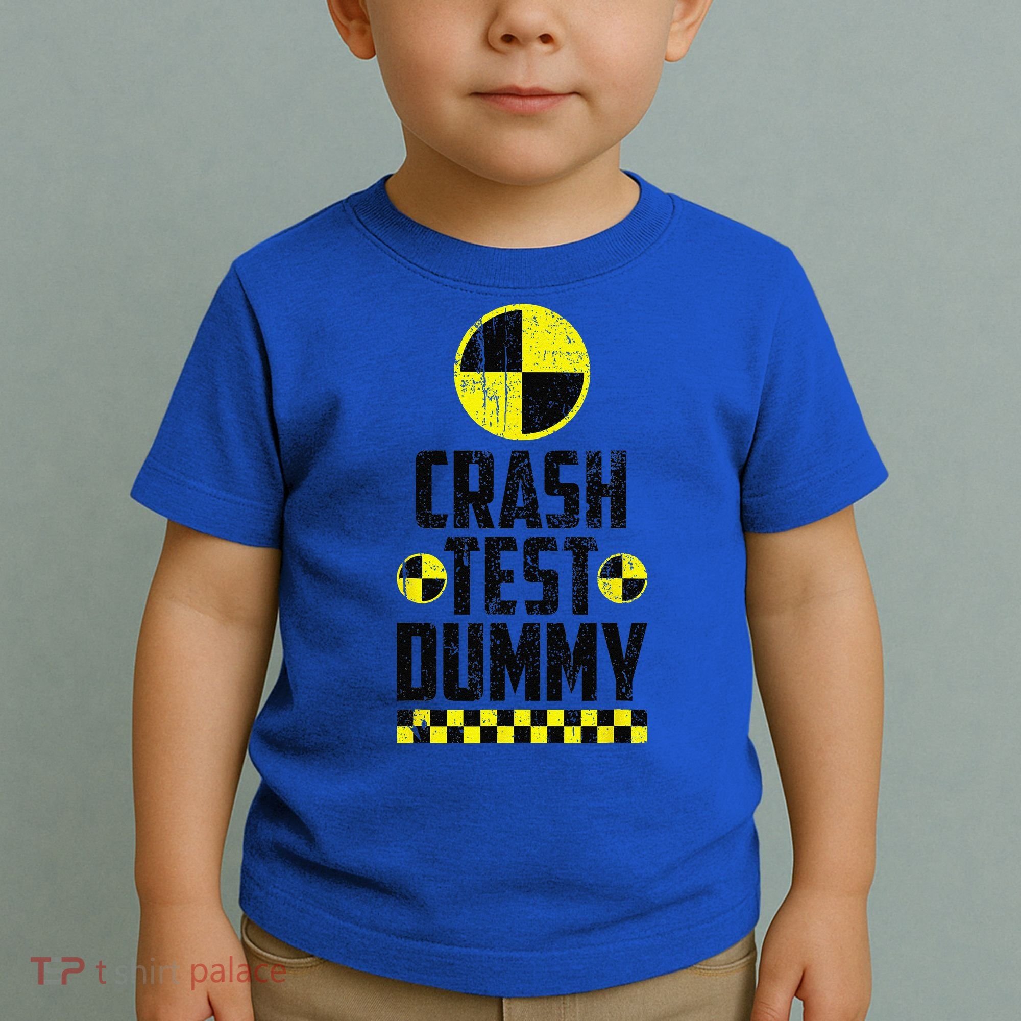 Crash Test Dummy Last Minute Costume Funny Halloween Toddler T-Shirt