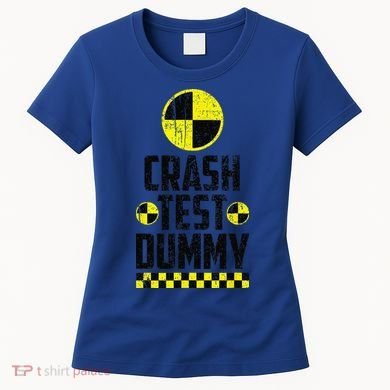Crash Test Dummy Last Minute Costume Funny Halloween Women's T-Shirt